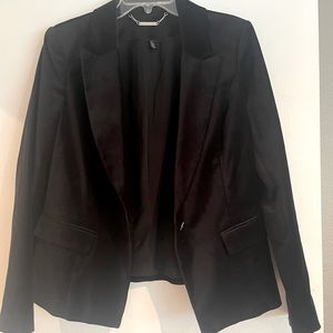 White House Black Market Black Velvet Blazer. Never worn but no tag. Size 10.